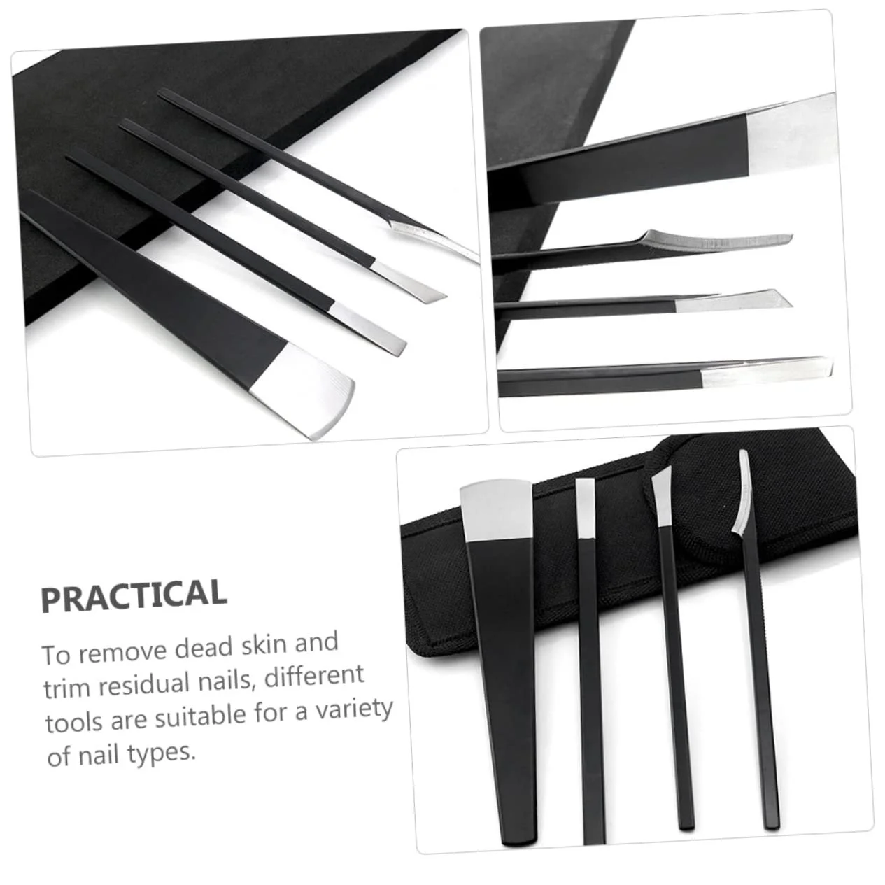 Набор для маникюра и педикюра PACKOVE 4 шт., фото №5 Набор для маникюра и педикюра PACKOVE 4 шт., фото №5