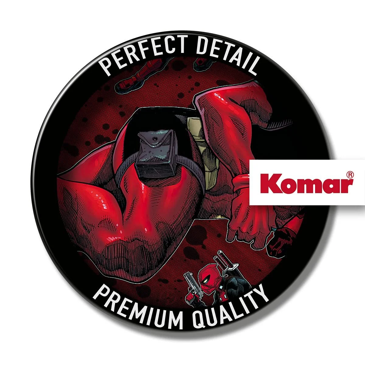 Наклейка на стену Komar Marvel Deadpool Posing 14741h 100 x 70 см, фото №3