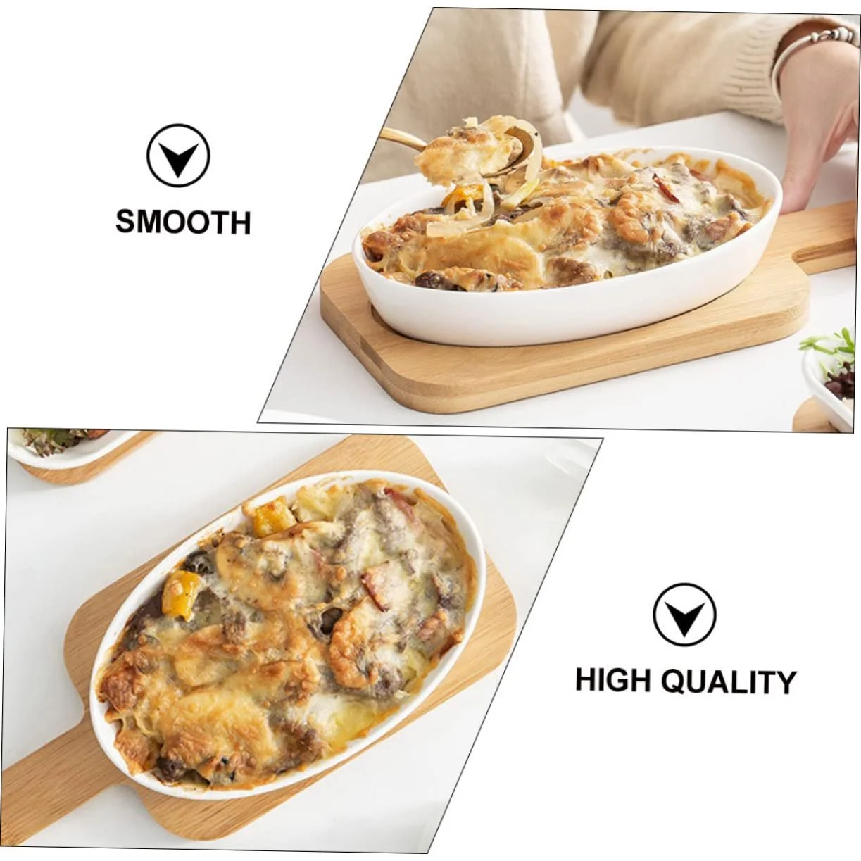 Форма для запекания SOIMISS овальная керамическая антипригарная, фото №2