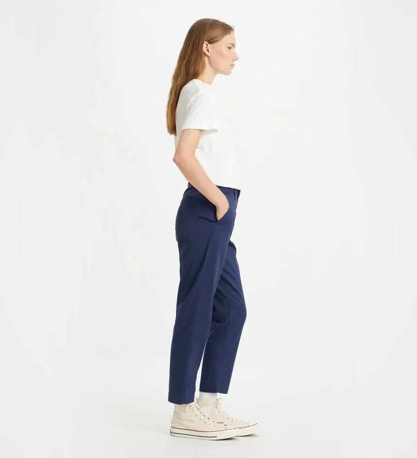 Жіночі штани Levis - Essential Chino Black Iris Twill  - 24 27, фото №4