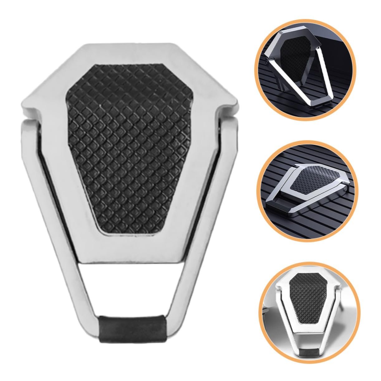 Підставка Sewroro, складана, для ноутбука, 4 шт., з цинкового сплаву, ергономічна, плавно регульована, для подорожей, офісу, комп'ютера, фото №8