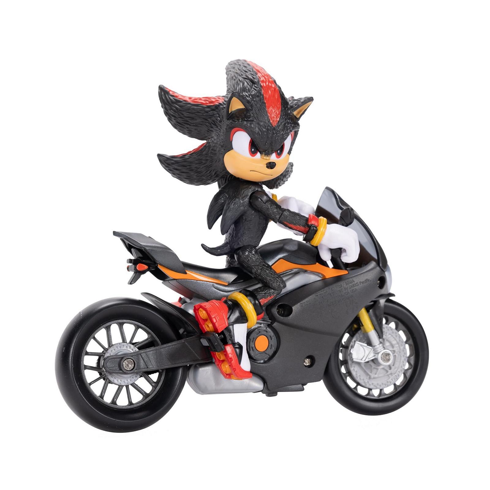 Фигурка подвижная Shadow из фильма Соник 3, 15.2 см, черная + мотоцикл Shadow Jakks Pacific, фото №2
