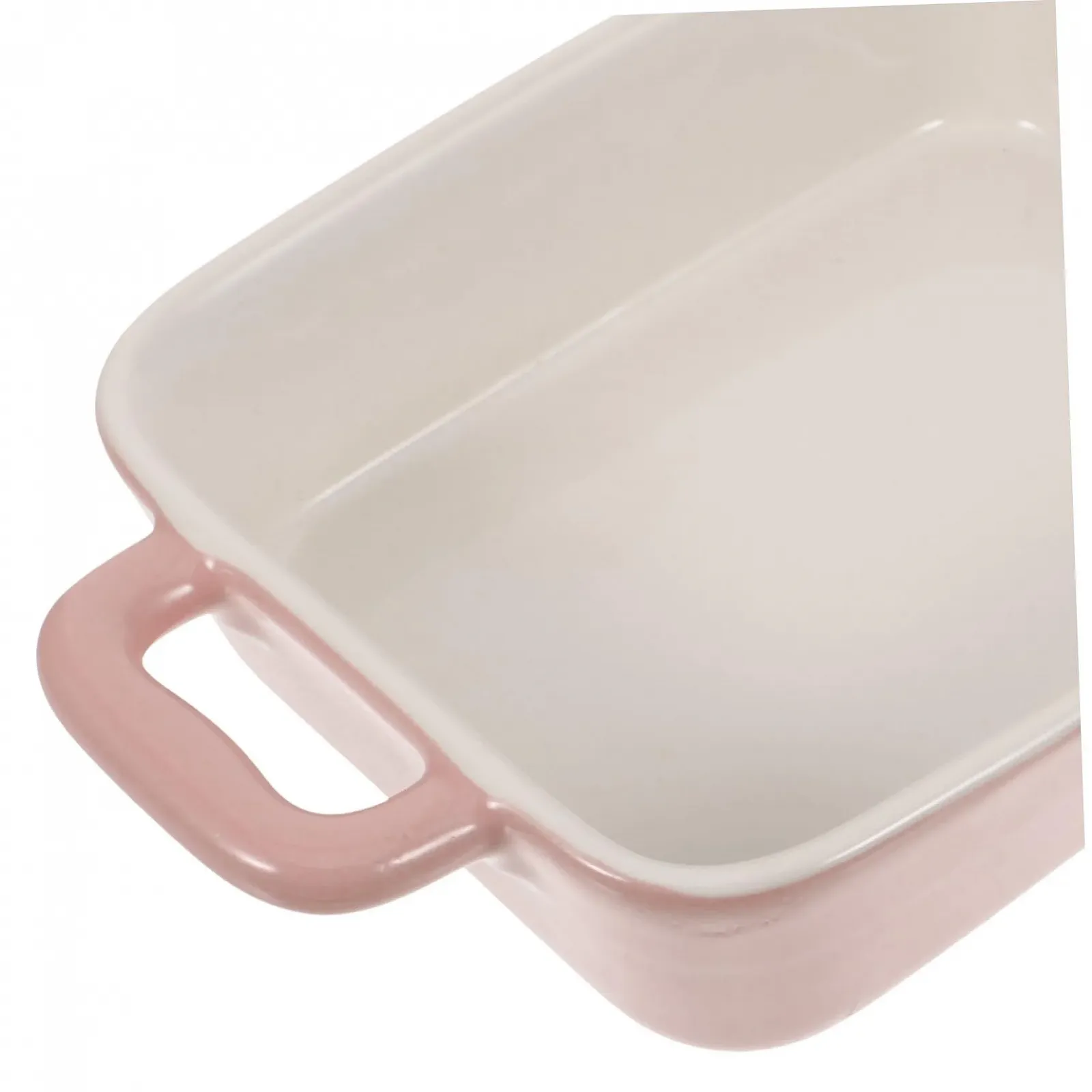 Форма для запікання Ciieeo керамічна прямокутна з антипригарним покриттям Рожева, фото №5