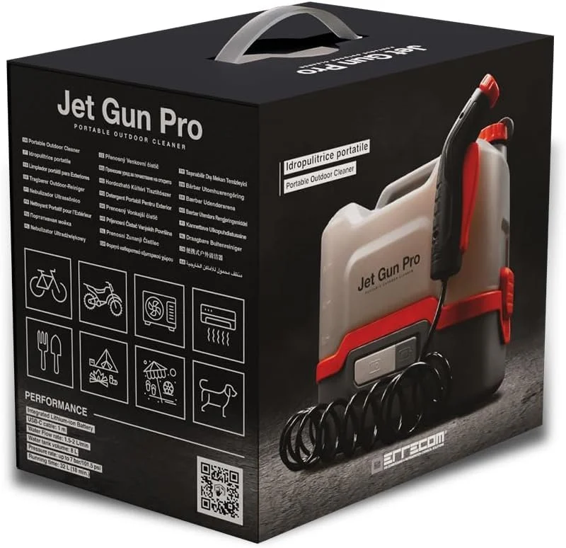 Портативний очищувач Errecom JET GUN PRO / Grey - black, фото №3