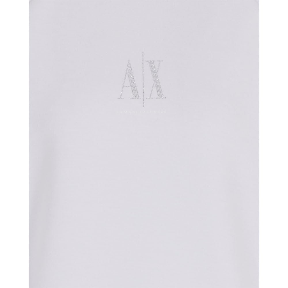 Женский Свитшот Armani Exchange Icon Project Shiny Logo с круглым вырезом, фото №3