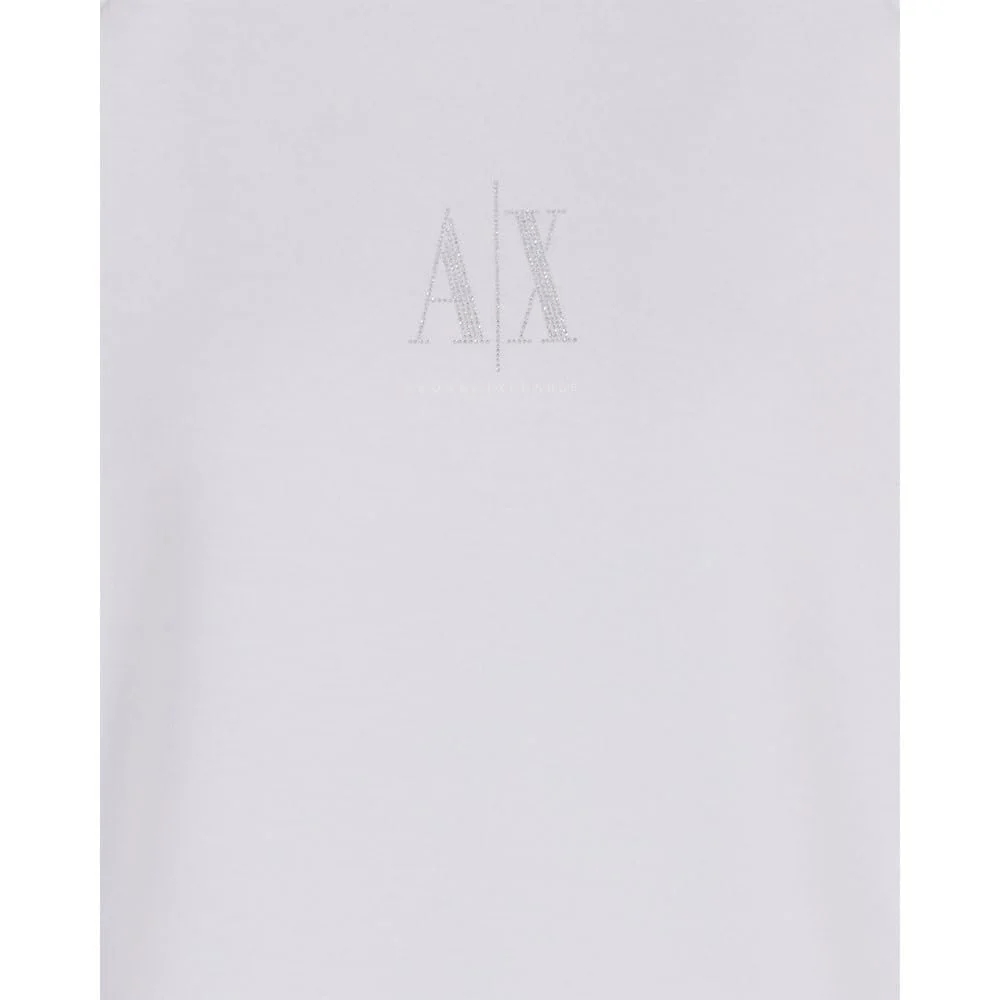 Жіночий Світшот Armani Exchange Icon Project Shiny Logo з круглим вирізом, фото №3