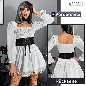 Эластичный пояс-корсет WERFORU для женщин, на шнуровке, для костюмов, на Хэллоуин synthetic.ua - Фото 1