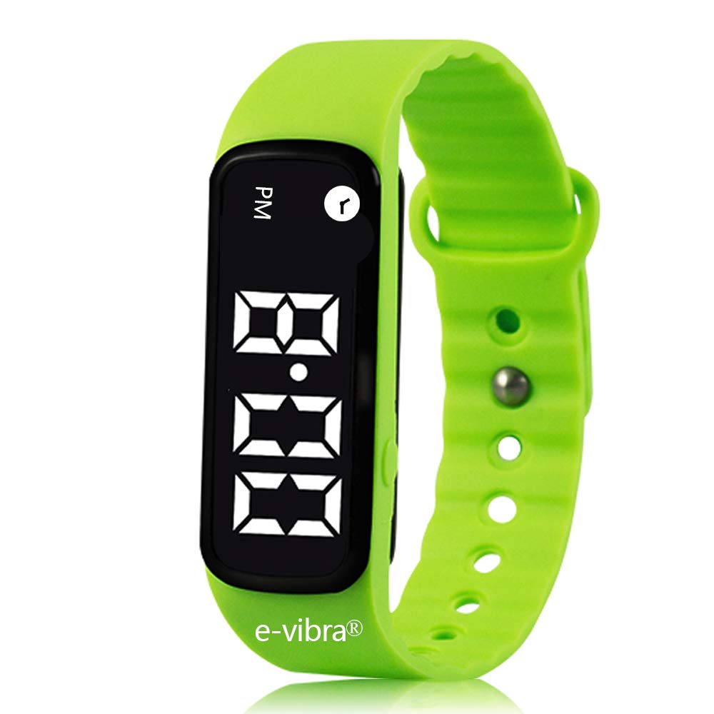 Годинник e-vibra Premium Vibration Alarm Reminder Clock з таймером і 10 щоденними сигналами (Світло-зелений - Малий), фото №4