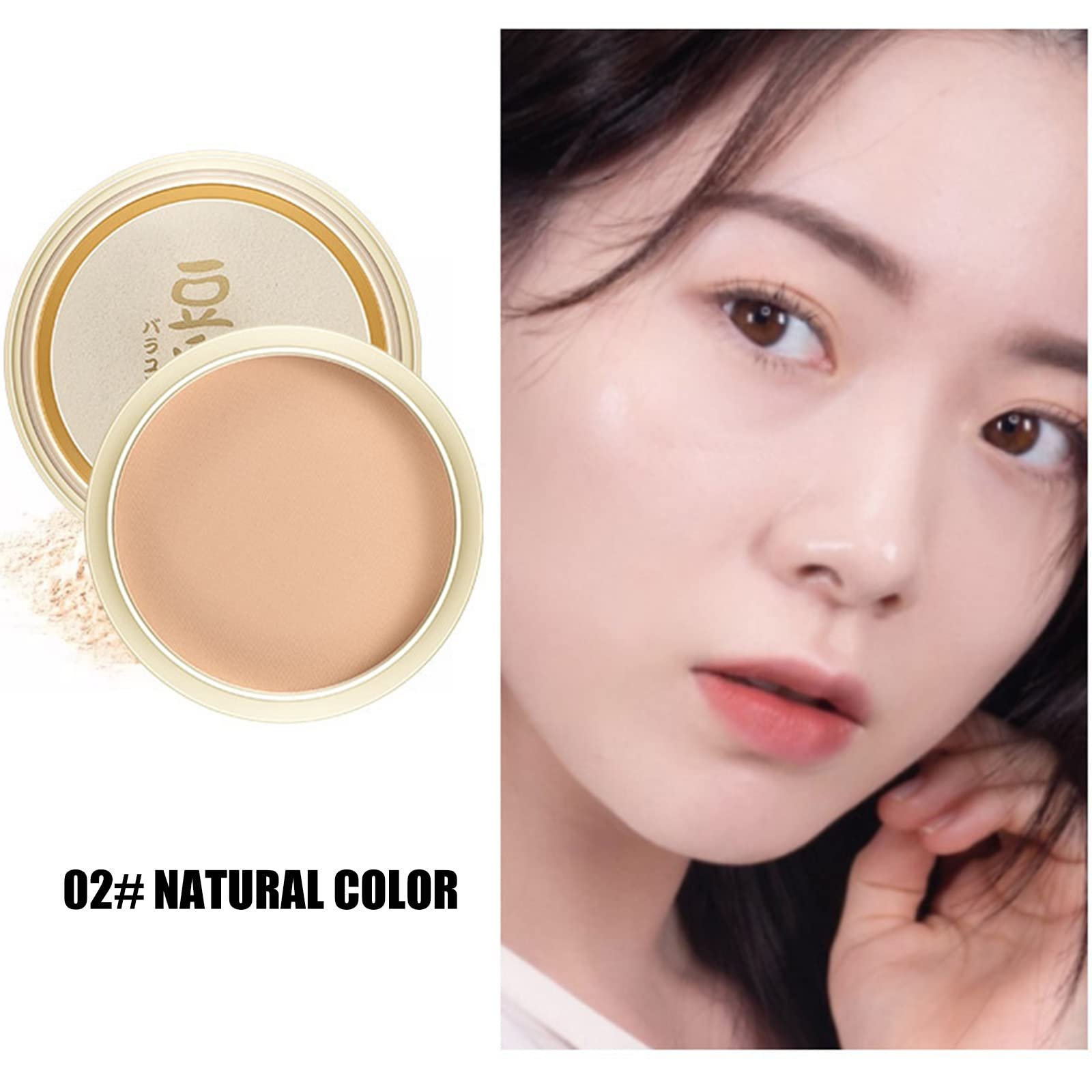 Пудра Розсипчаста для обличчя Japanese Concealer Set Makeup Matte Oil Control Repair Facial Whitening Honey Powder Firming Foundation, фото №5