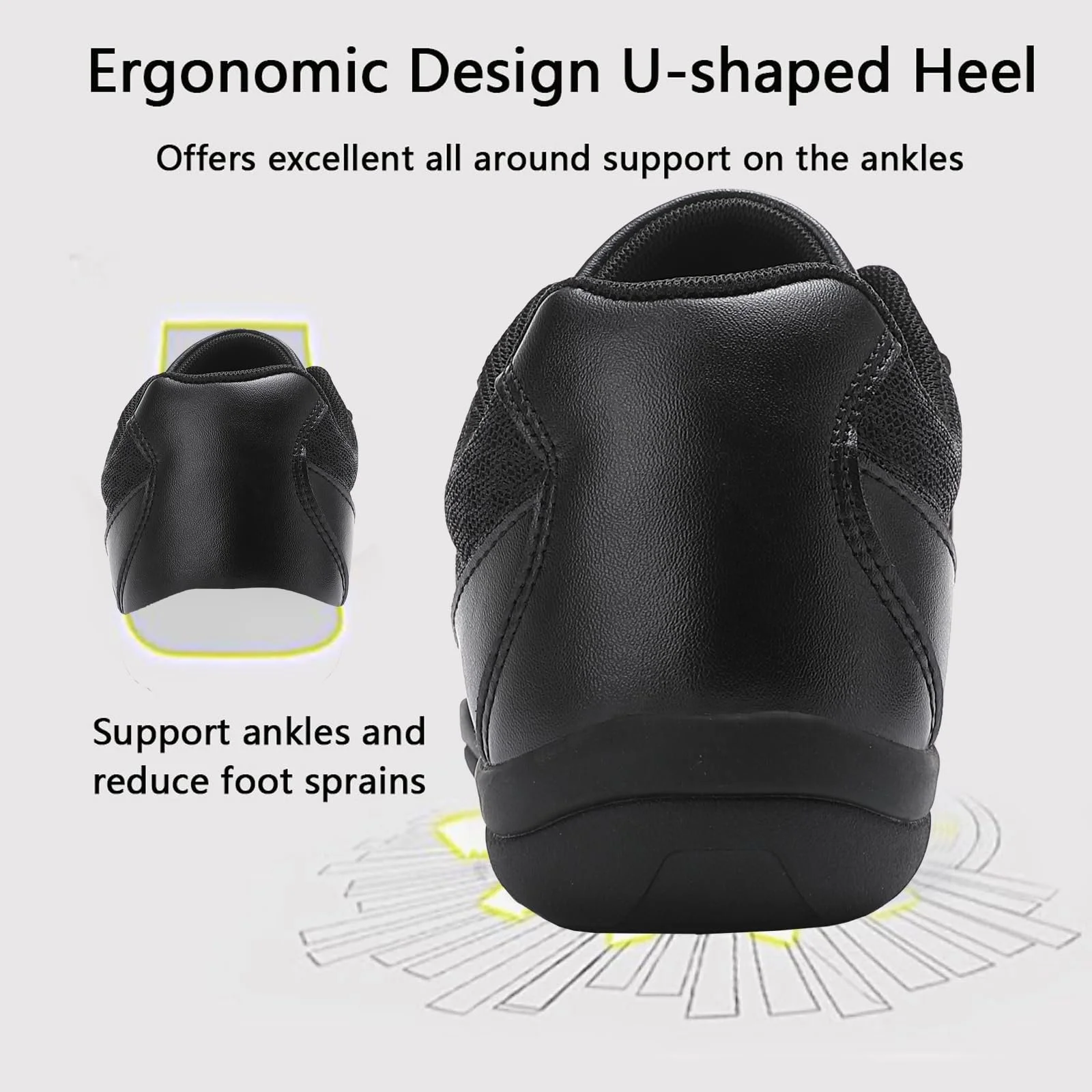 кроссовки для черлидинга, танцевальные кроссовки для черлидеров для девочек и молодежи, нескользящие кроссовки для гимнастики, джаза, йоги, фото №8