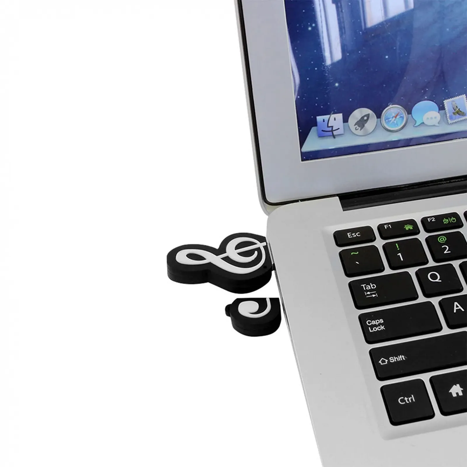 USB-флеш-накопичувач Music Series Форма ноти 64ГБ USB 2.0 Чорний, фото №7