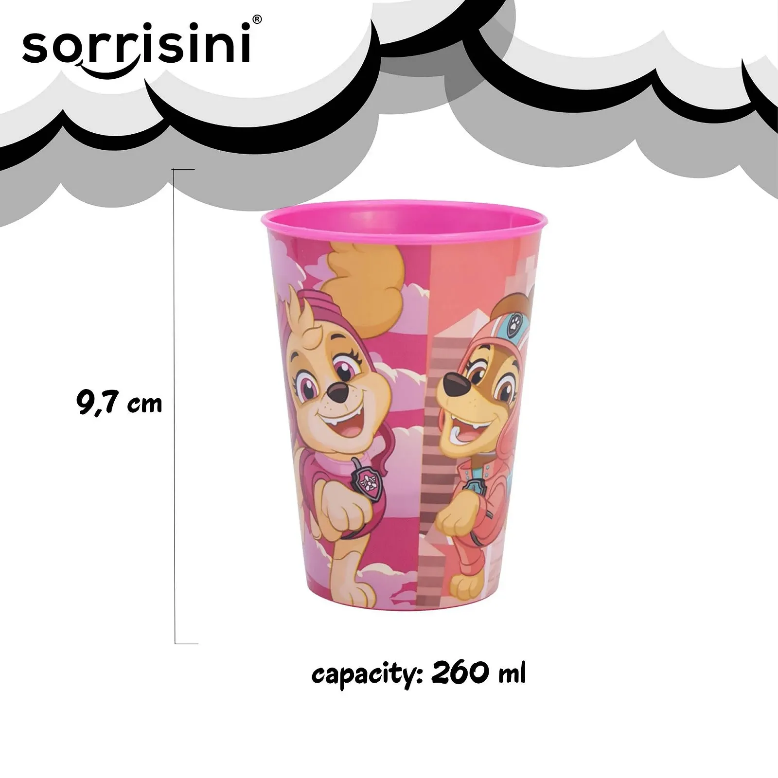 Набор детской посуды Sorrisini Paw Patrol (Тарелка, Миска, Чашка 260 мл), фото №5 Набор детской посуды Sorrisini Paw Patrol (Тарелка, Миска, Чашка 260 мл), фото №5