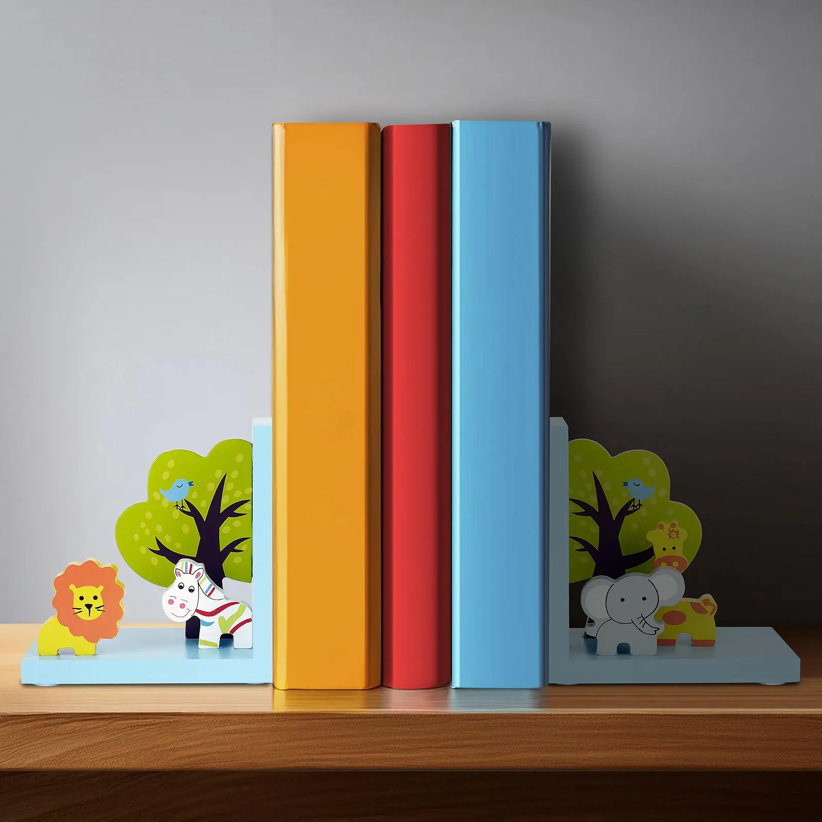 Детские деревянные подставки для книг 3D Safari Mousehouse Gifts Животные для детской комнаты мальчиков и девочек, фото №8 Детские деревянные подставки для книг 3D Safari Mousehouse Gifts Животные для детской комнаты мальчиков и девочек, фото №8