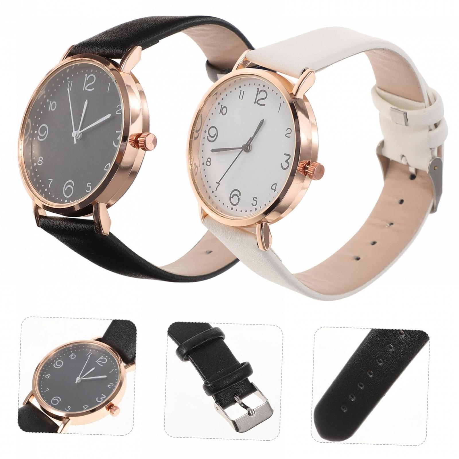 Часы Кварцевые WRITWAA для Девочек Простые Часы Кварцевые Повседневные Женские Наручные Часы для женщин Подарок на День рождения для женщин Кварцевые Часы для женщин PU, фото №4