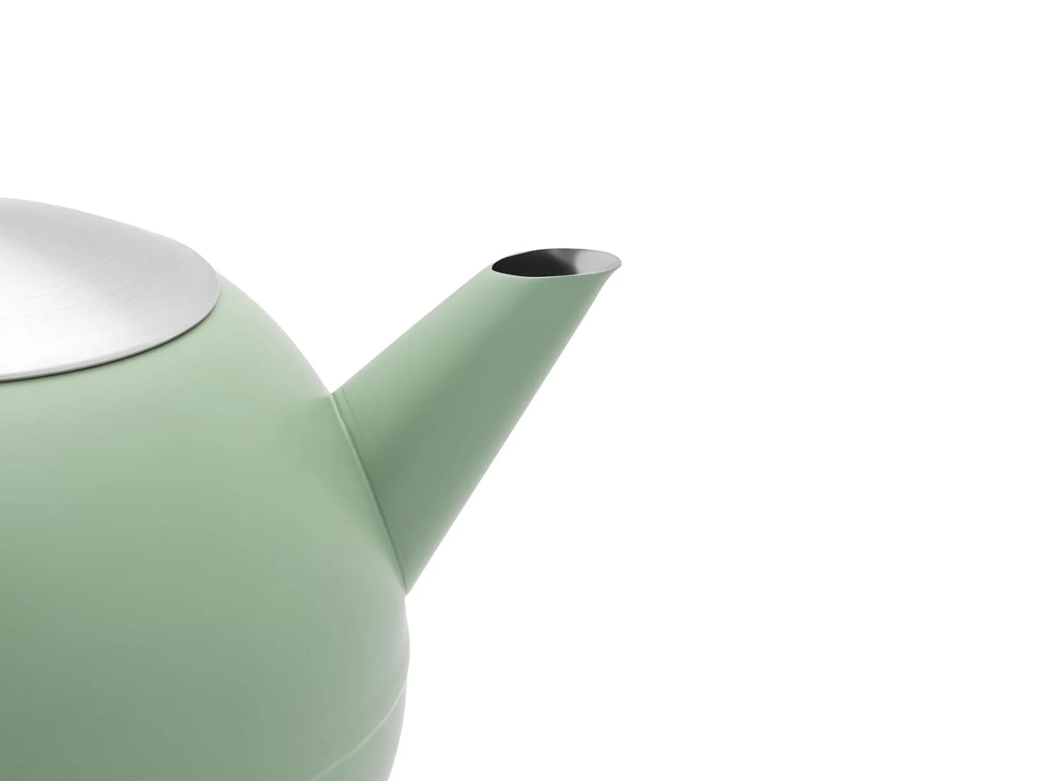 Чайник-заварник Bredemeijer Великий Зелений Колбоподібний З подвійними стінками з нержавіючої сталі 1.2 літра, фото №5