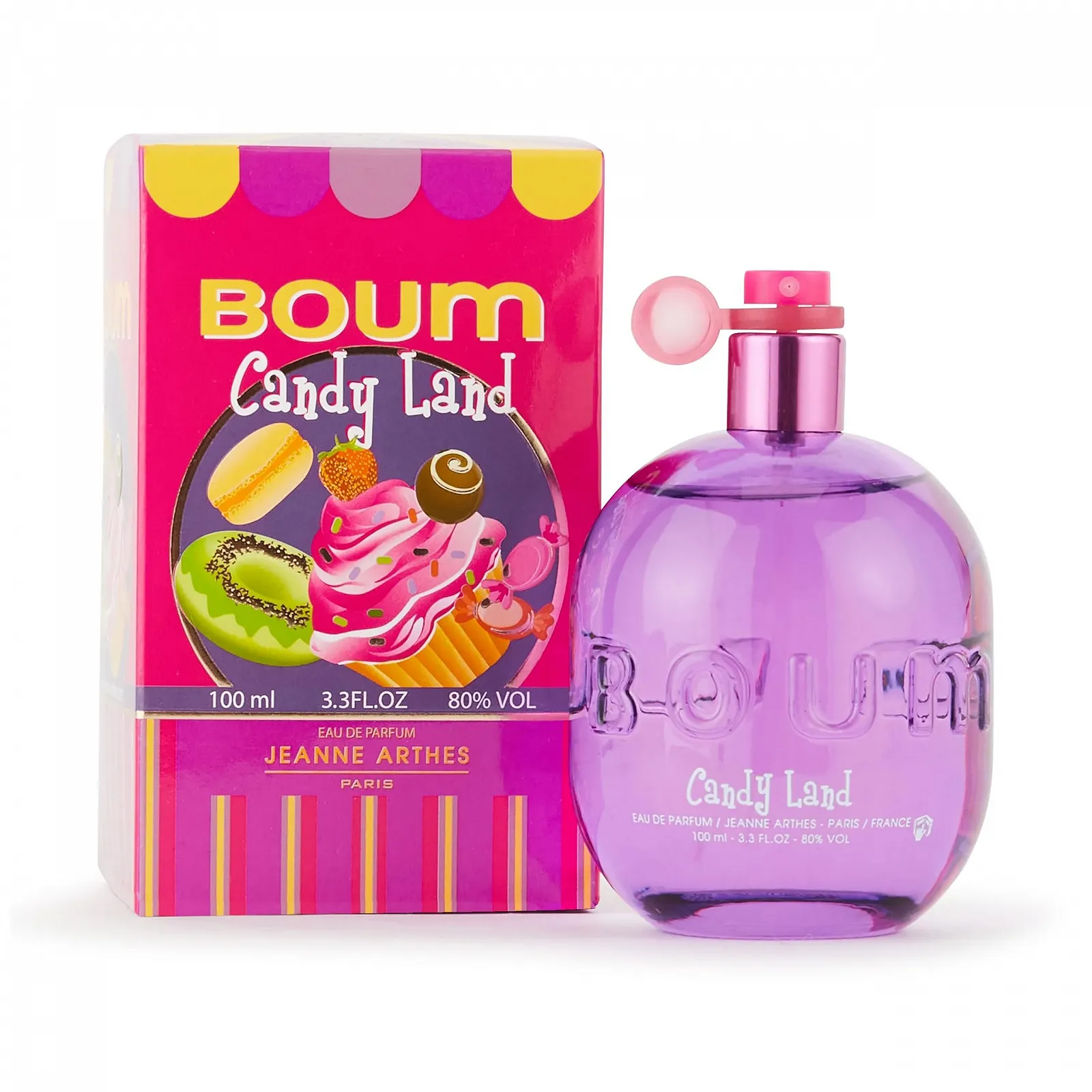 Парфюмированная вода JEANNE ARTHES Boum Candy Land Цветочный Апельсиновый цвет и мускус 100 мл, фото №1 Парфюмированная вода JEANNE ARTHES Boum Candy Land Цветочный Апельсиновый цвет и мускус 100 мл, фото №1