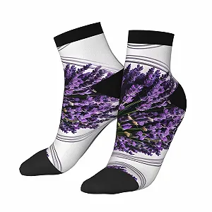 Носки Модные Удобные Взрослые Подходят для Всех Сезонов Фиолетовый Лаванда Фиолетовый Лаванда 1 One Size, Фиолетовый Лаванда 1 synthetic.ua - Фото 1
