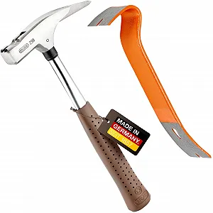 Молоток кровельщика PICARD No. 298 + Mini BlackGiant® + стикер 600 г гладкий боек магнитный держатель гвоздей трубчатая рукоятка из хромомолибденовой стали - Фото 1
