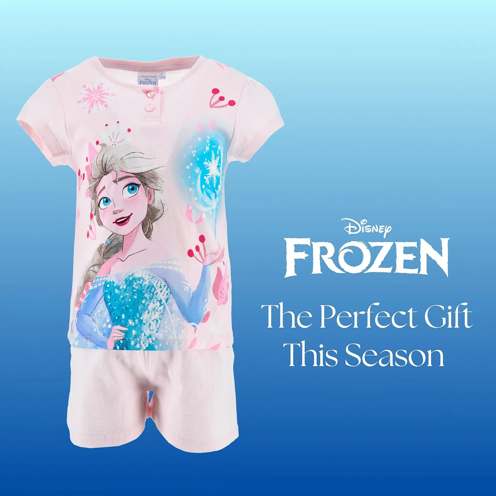 Піжама Disney Frozen для дівчат, футболка та шорти, фото №8 Піжама Disney Frozen для дівчат, футболка та шорти, фото №8