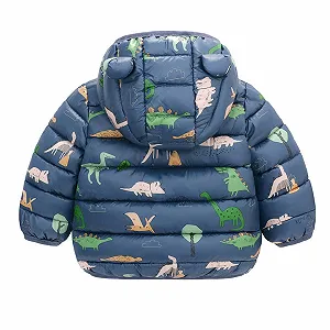 Зимняя куртка для мальчиков, повседневная пуховая куртка, легкая ветровка, переходная куртка, легкая куртка-пуховик, теплое пуховое пальто, куртка софтшелл с капюшоном, детские повседневные куртки synthetic.ua - Фото 1