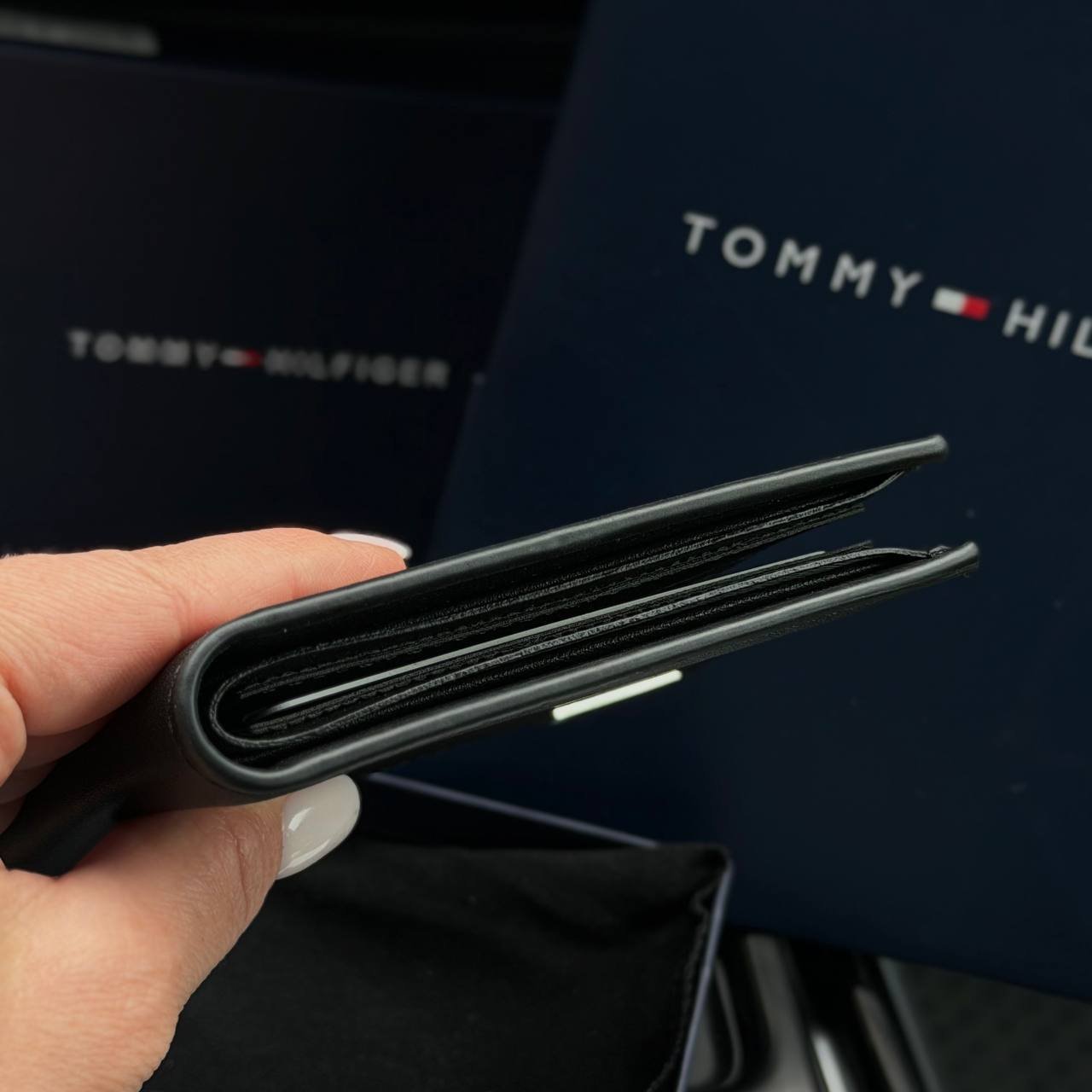 Чоловічий шкіряний гаманець Tommy Hilfiger, фото №5