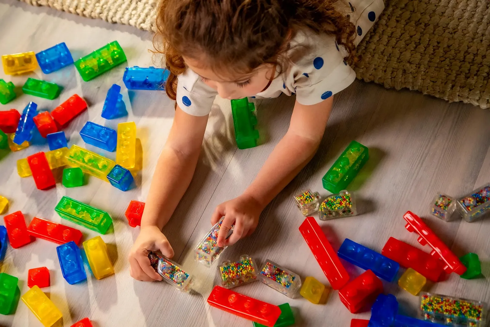 Строительная игрушка Jelly Blox Newbie Kit с 11 сенсорными строительными блоками, фото №5