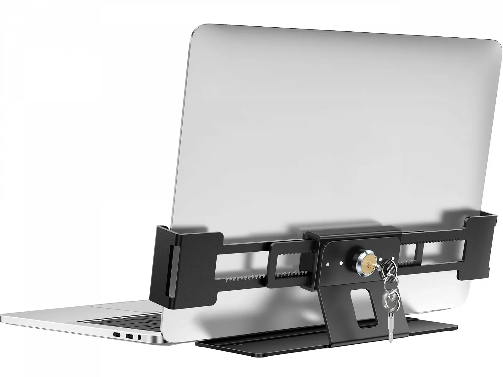 Тримач для ноутбука протиугінний AboveTEK для 12"-17" ноутбуків (Чорний), фото №1 Тримач для ноутбука протиугінний AboveTEK для 12"-17" ноутбуків (Чорний), фото №1