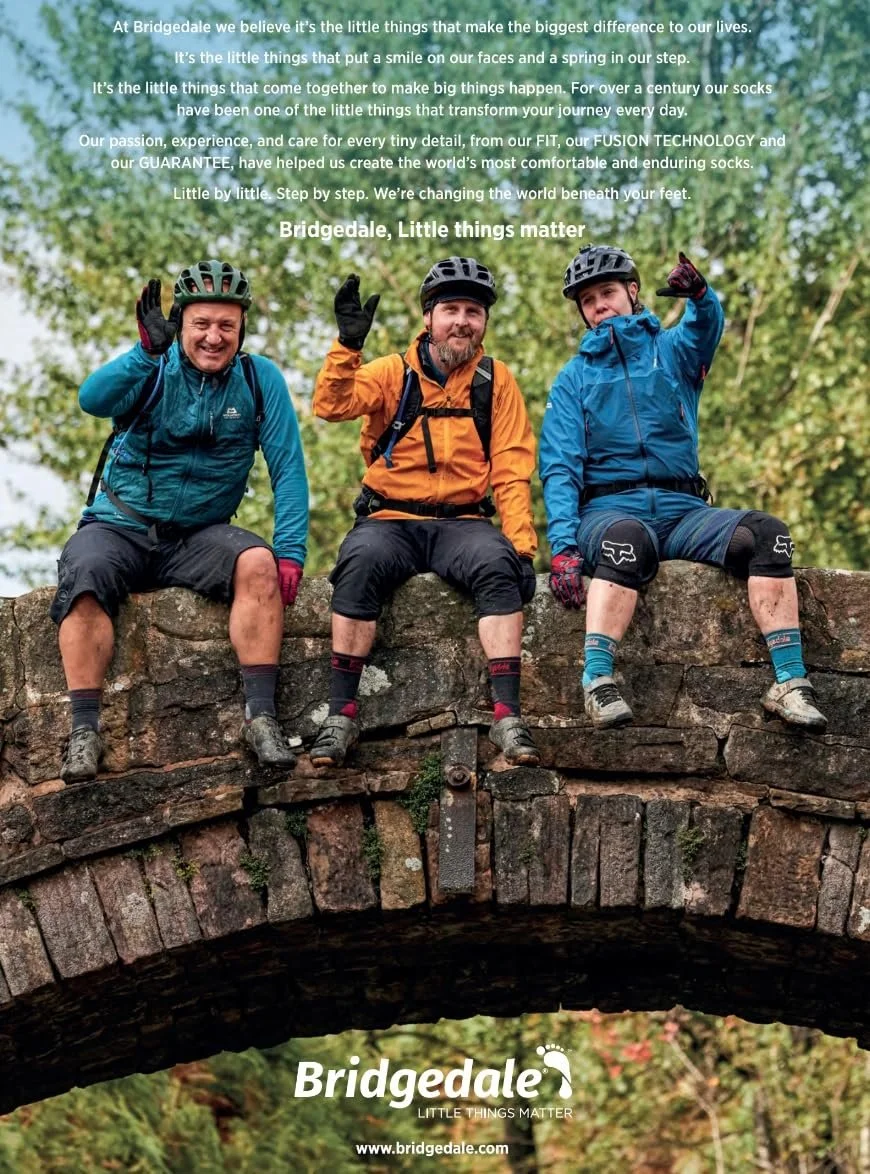 Носки Bridgedale Ladies 710358/341/M Teal/Dark Grey, M, Teal/Dark Grey, фото №3