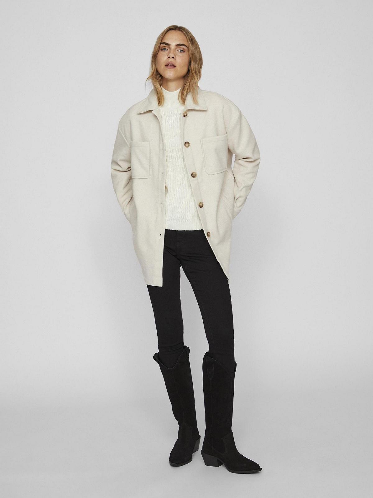 Жіноча куртка Vila Oversize Shirt, фото №5