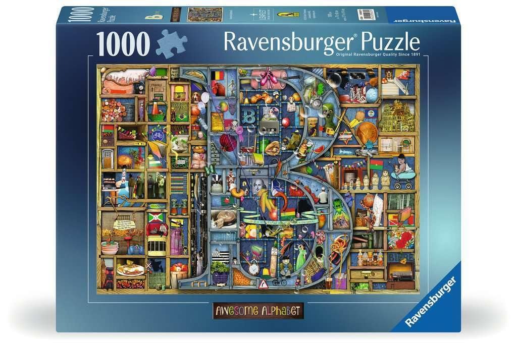 Пазл Ravensburger 12000327 "Чудовий алфавіт: Літера B" 1000 елементів, фото №1