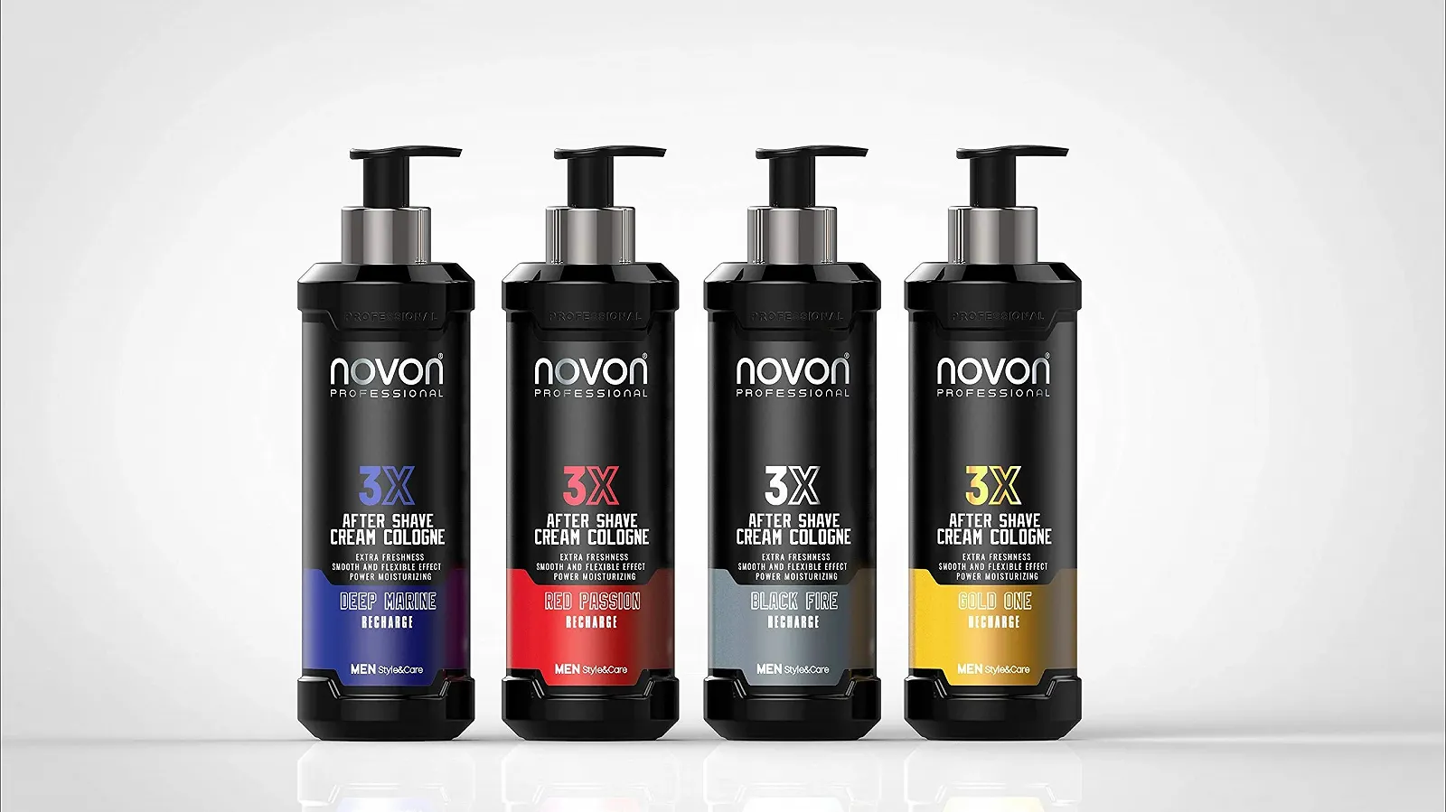 Крем-одеколон Novon Professional Black Fire 400 мл, фото №2 Крем-одеколон Novon Professional Black Fire 400 мл, фото №2