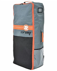 Сумка-месенджер Zray / Для надувної дошки SUP / 105 л / Сірий-Помаранчевий - Фото 1