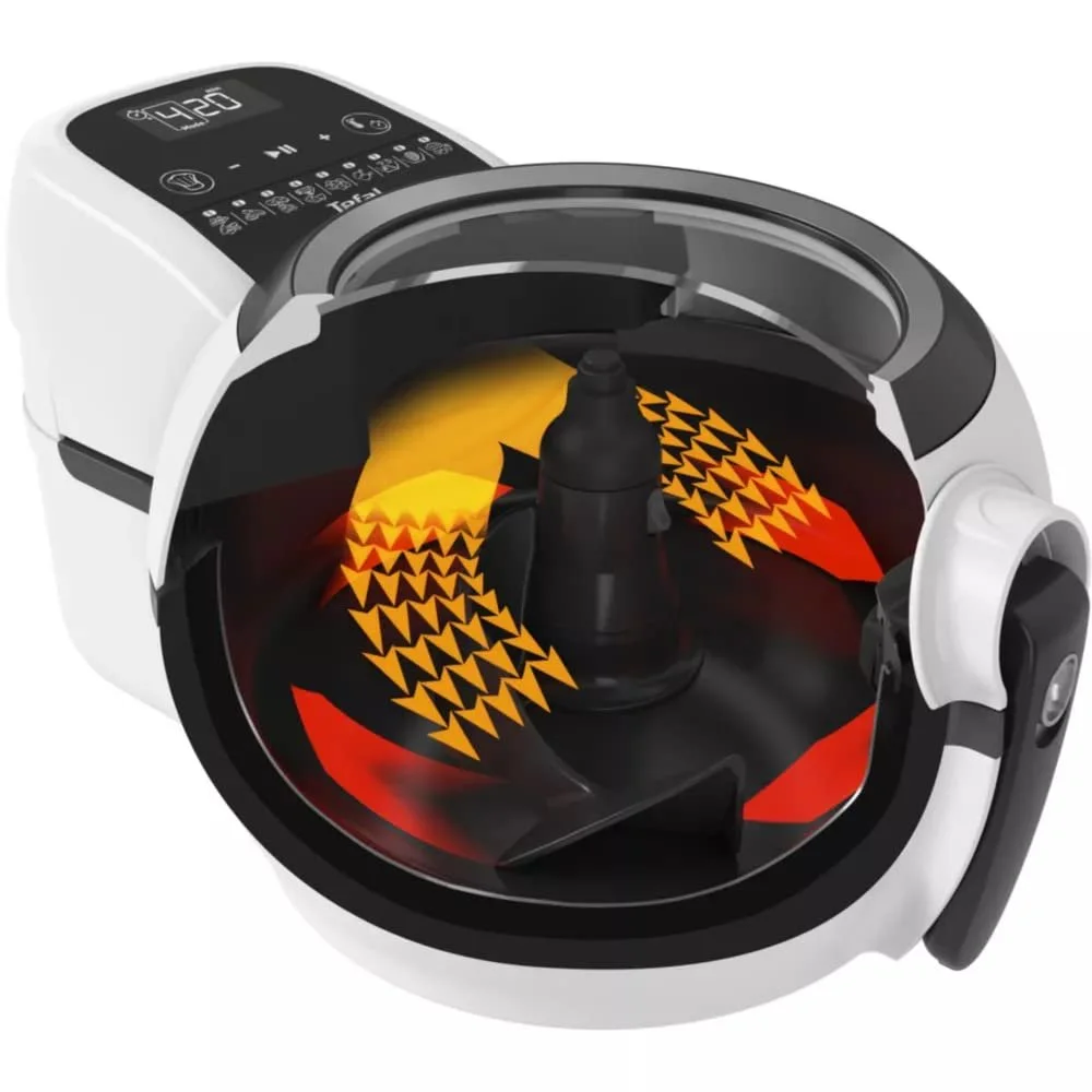Мультипіч SEB Actifry Genius Single 1350 W 1.2 kg 0.014 L сенсорне керування Black White, фото №3 Мультипіч SEB Actifry Genius Single 1350 W 1.2 kg 0.014 L сенсорне керування Black White, фото №3