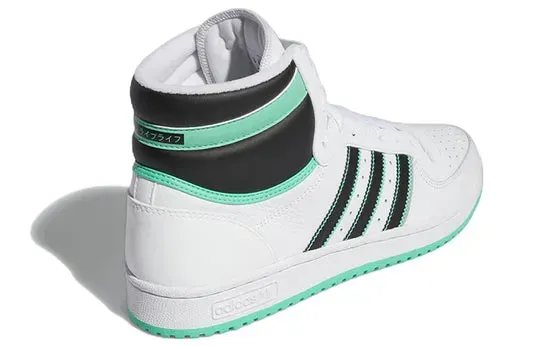 Кроссовки Adidas Top Ten RB Cloud White Core Black Hi-Res Green размера 42 2/3, фото №2