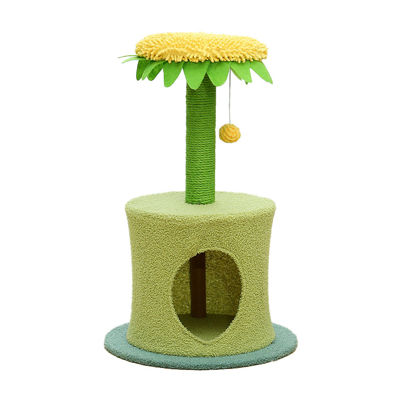 Когтеточка-домик для кота Hoopet 21T0094MN0044 70*45 см Зеленый (8932-36656), фото №1