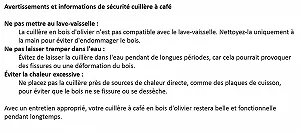 Ложка чайная Mastro Leonardo из оливкового дерева (набор из 4 шт) - Фото 1