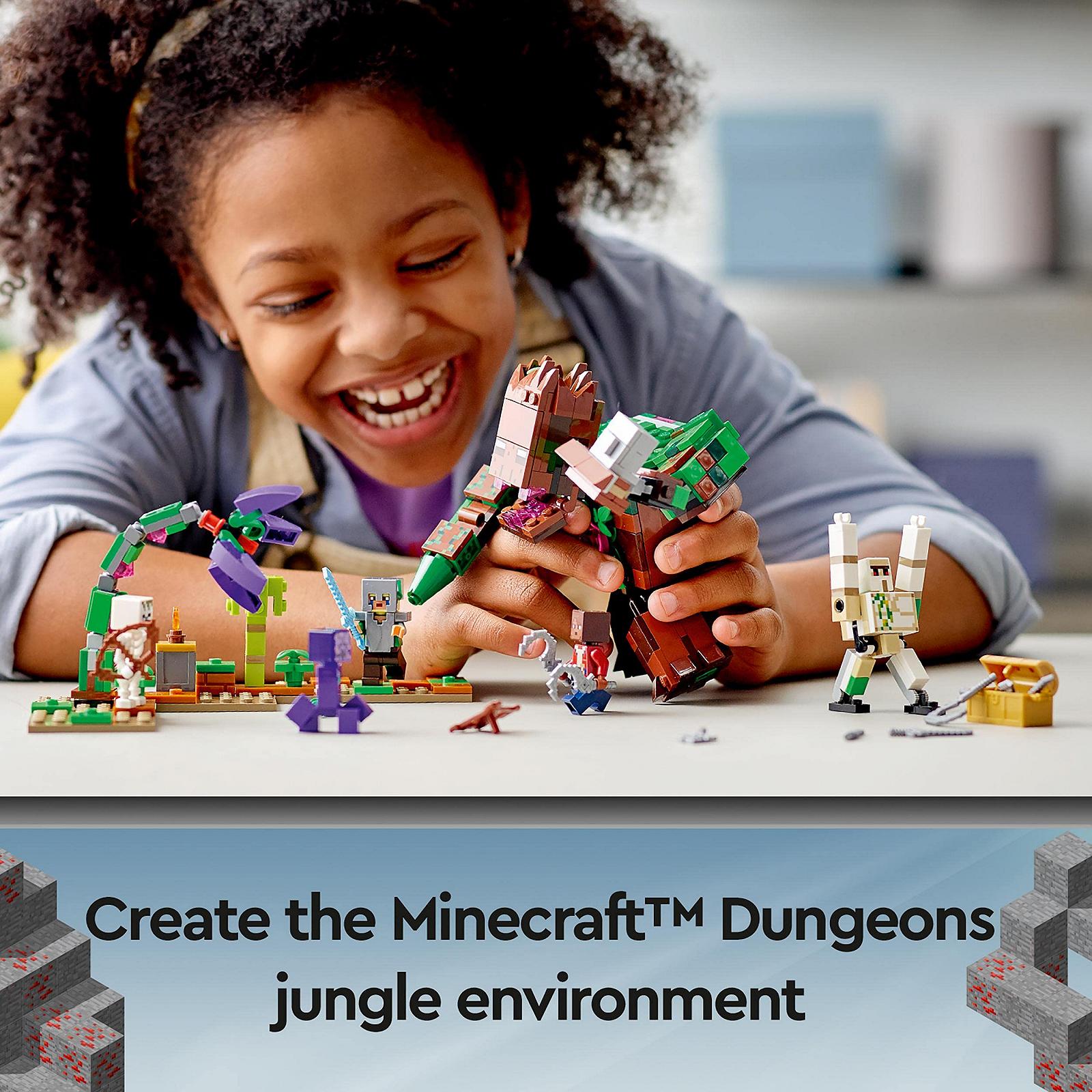 Іграшка LEGO Minecraft 21176 The Jungle Monster з фігурками, фото №8