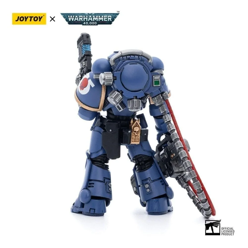 Фігурка JoyToy Warhammer 40000 Ultramarine Hellblasters SGT Ulaxes 1/18 AF, фото №4