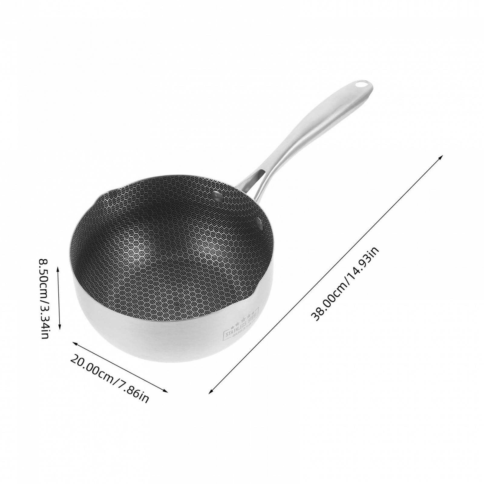 Сковорідка PRETYZOOM Snow Wok Полірована Антипригарне Покриття Нержавіюча Сталь, фото №6