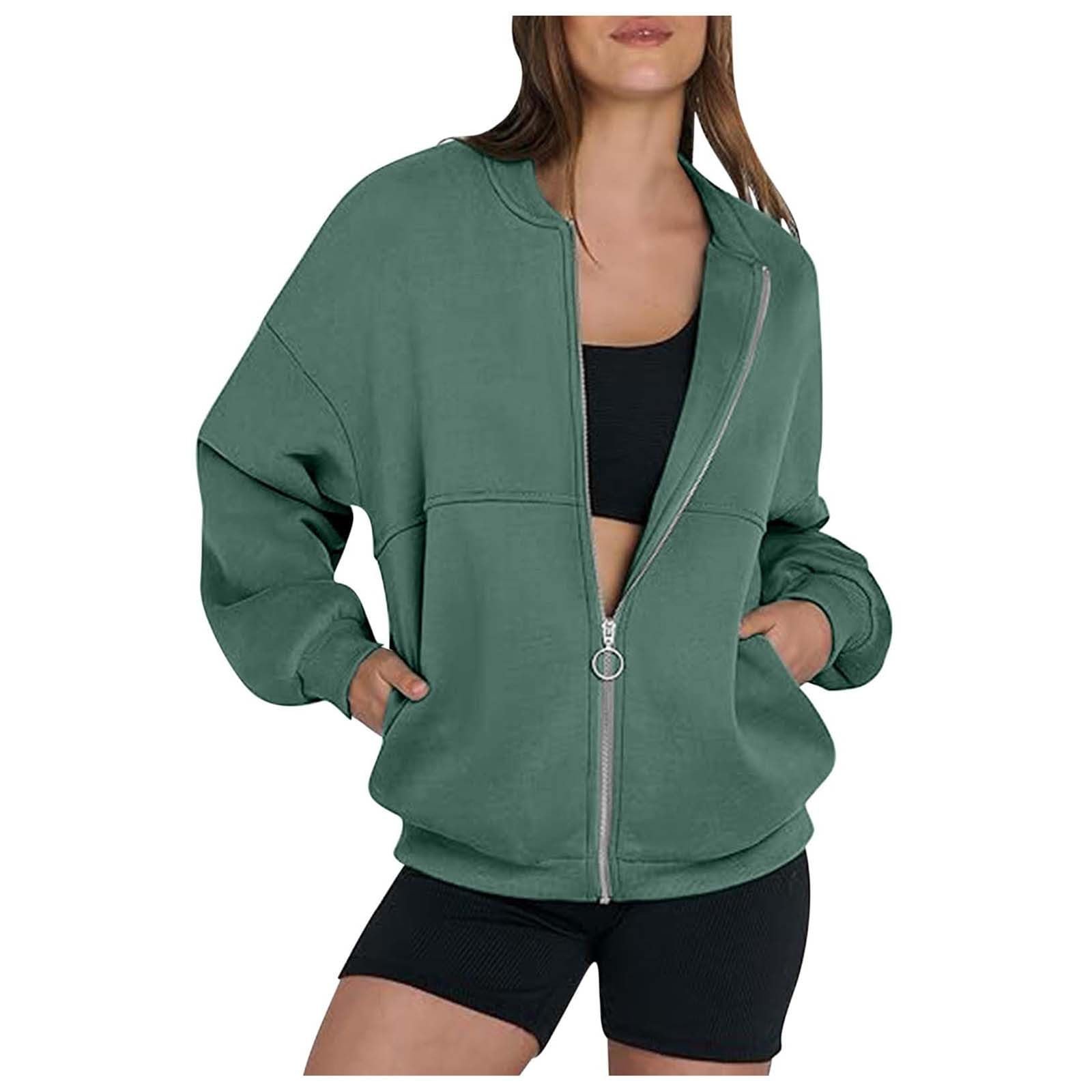 Женский Свитшот на Молнии Свободный Крой, фото №1