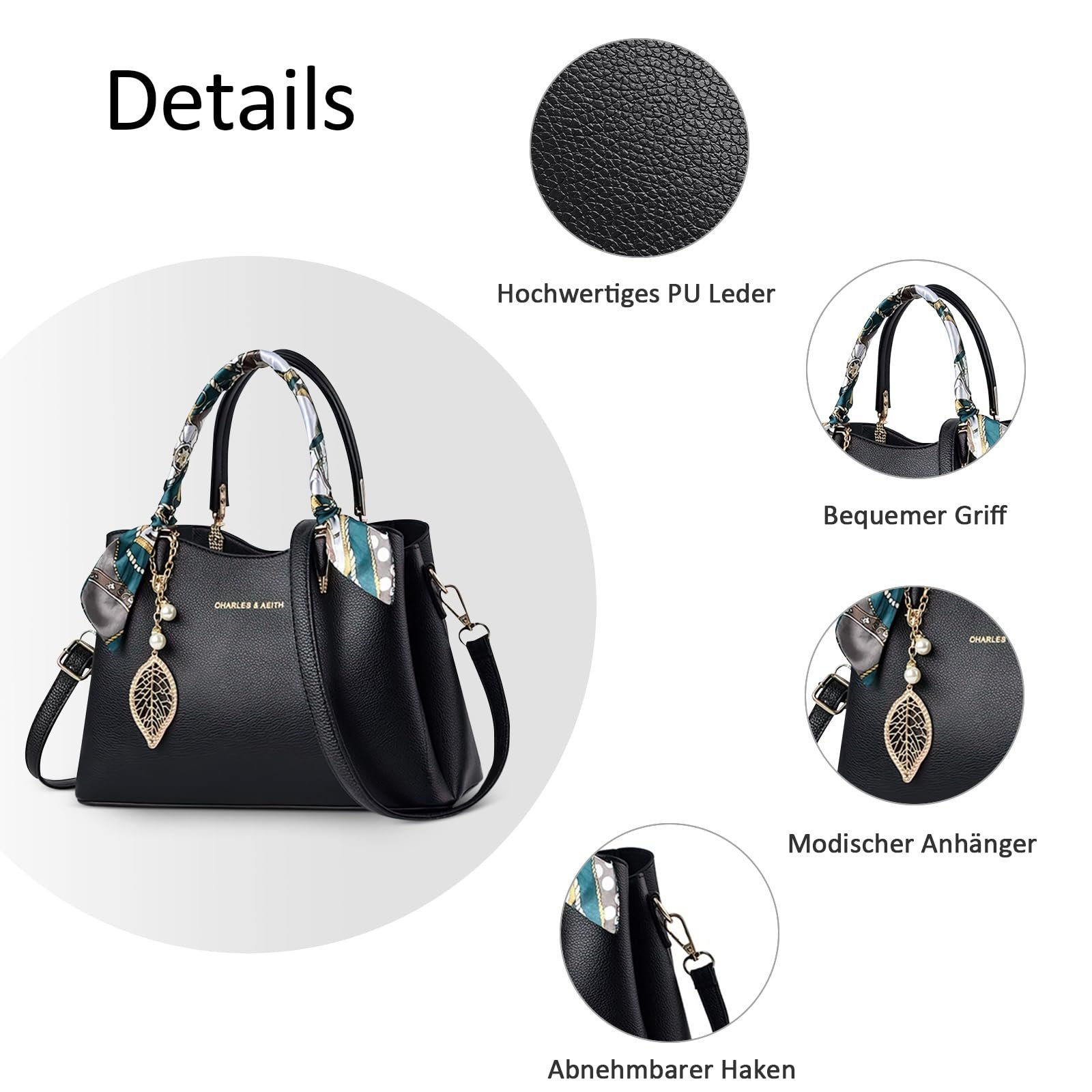 Сумка с верхней ручкой FOLOVEYA A-AM Черная, фото №5 Сумка с верхней ручкой FOLOVEYA A-AM Черная, фото №5