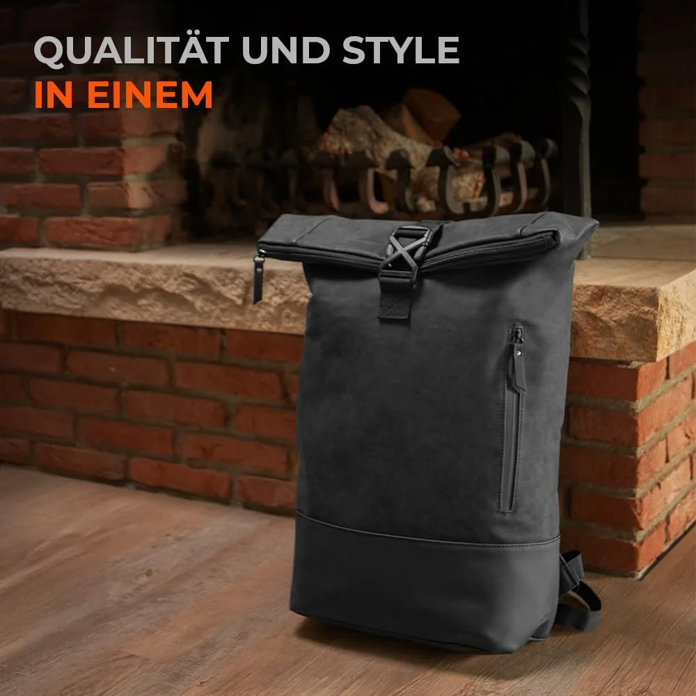 Рюкзак Rolltop LANGENBERG NAP 22L з кріпленням до валізи, фото №6 Рюкзак Rolltop LANGENBERG NAP 22L з кріпленням до валізи, фото №6