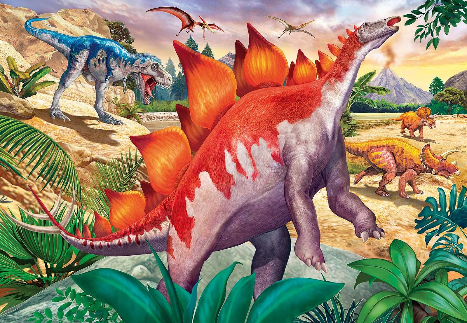 Детский пазл Ravensburger Wild Prehistoric Animals 05179 2 x 24 элемента, фото №3 Детский пазл Ravensburger Wild Prehistoric Animals 05179 2 x 24 элемента, фото №3