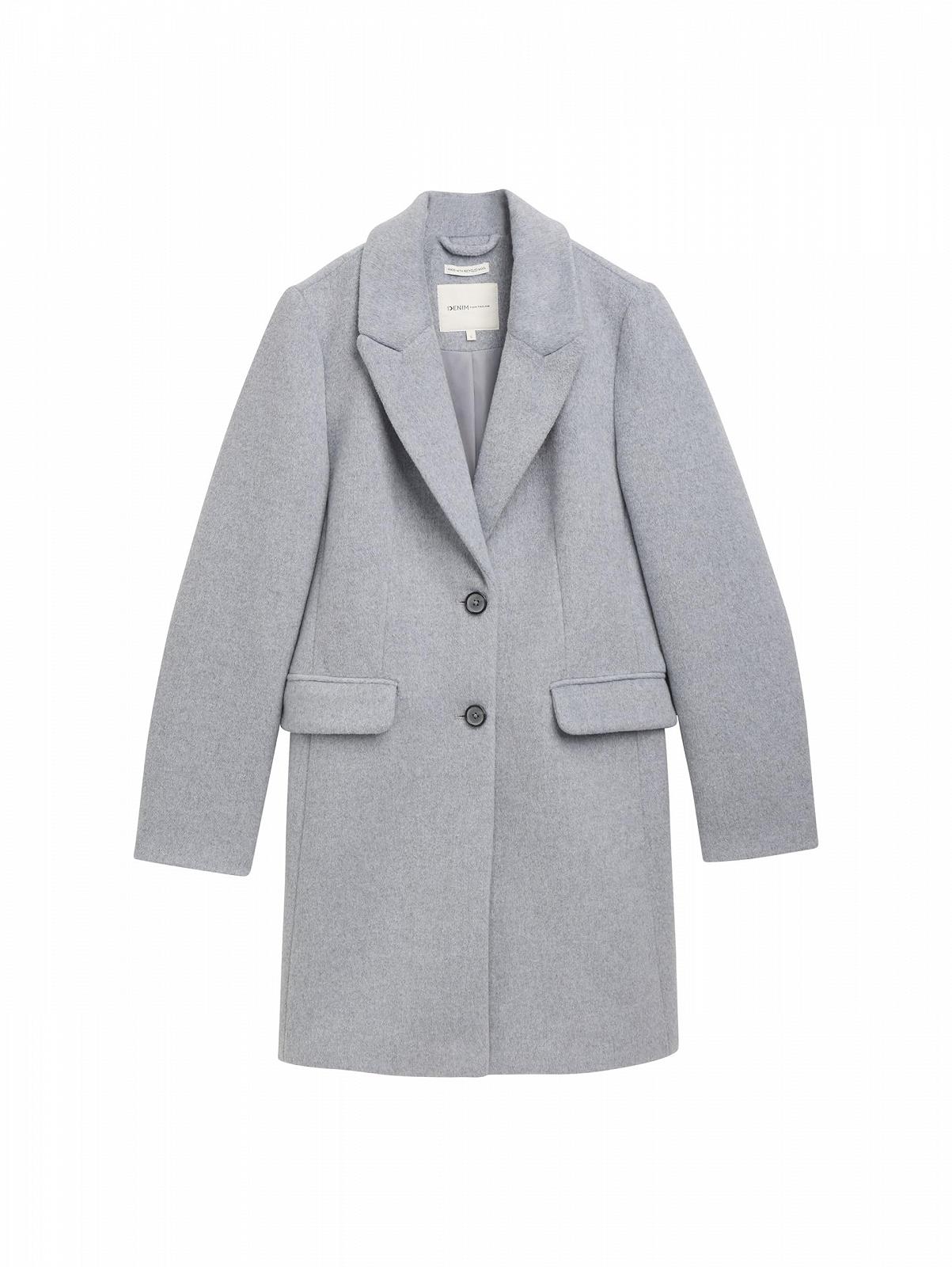 Пальто TOM TAILOR Denim з коміром з лацканами, фото №3