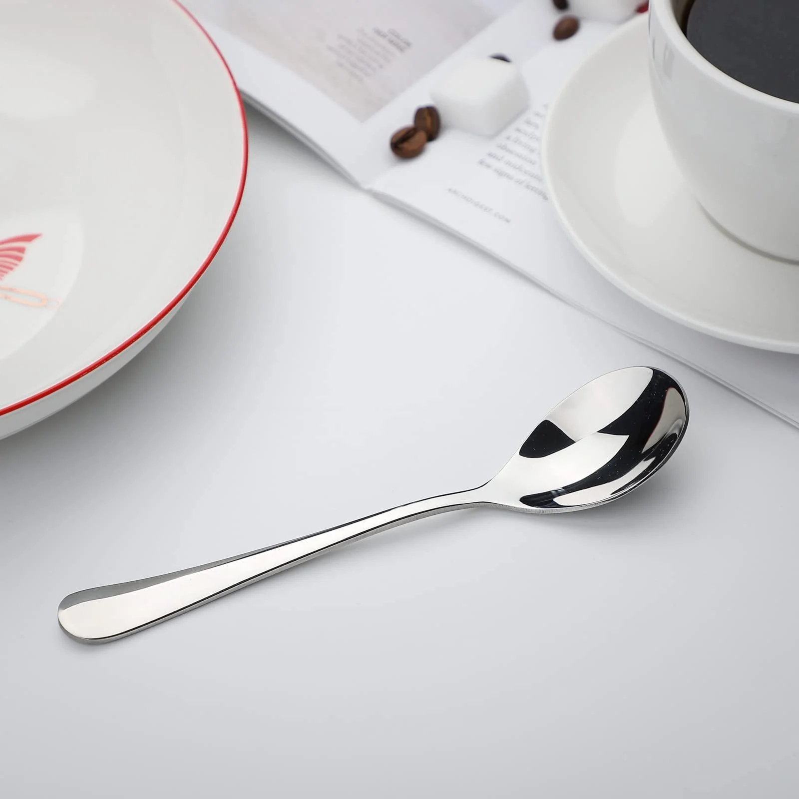 Ложка чайна з нержавіючої сталі No.3, фото №4