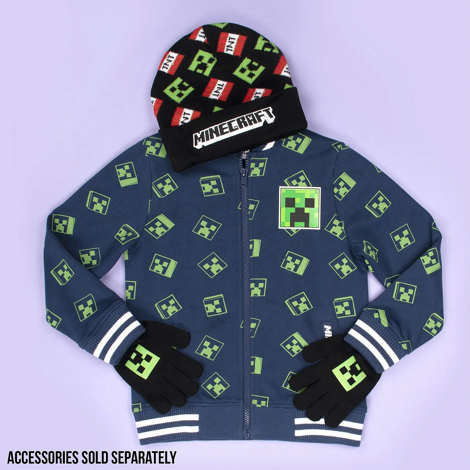 Толстовка Minecraft на блискавці, дитячий одяг, куртка-бомбер/світшот на блискавці, фото №6