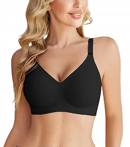 Бесшовный бюстгальтер Avidlove Non-Wired Push-Up Soft Padded V-Neck Bralette - Фото 1