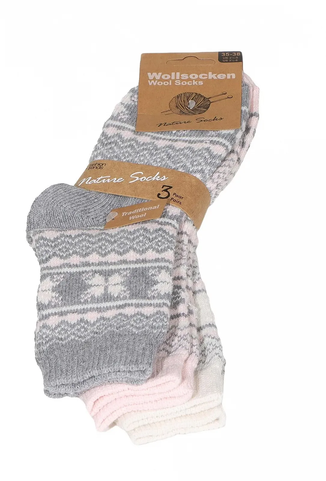 Теплі зимові жіночі шкарпетки, фото №3