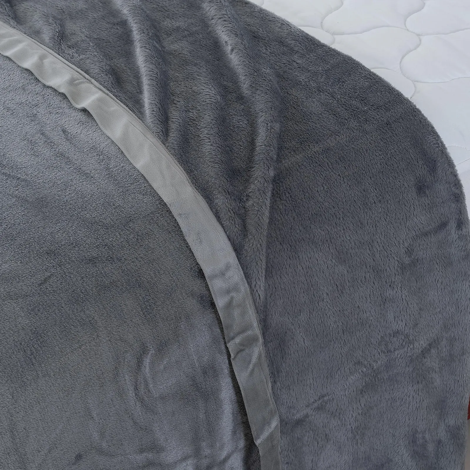 Покривало бронзова однотонна 150 x 200 см (темно-сірий), фото №2