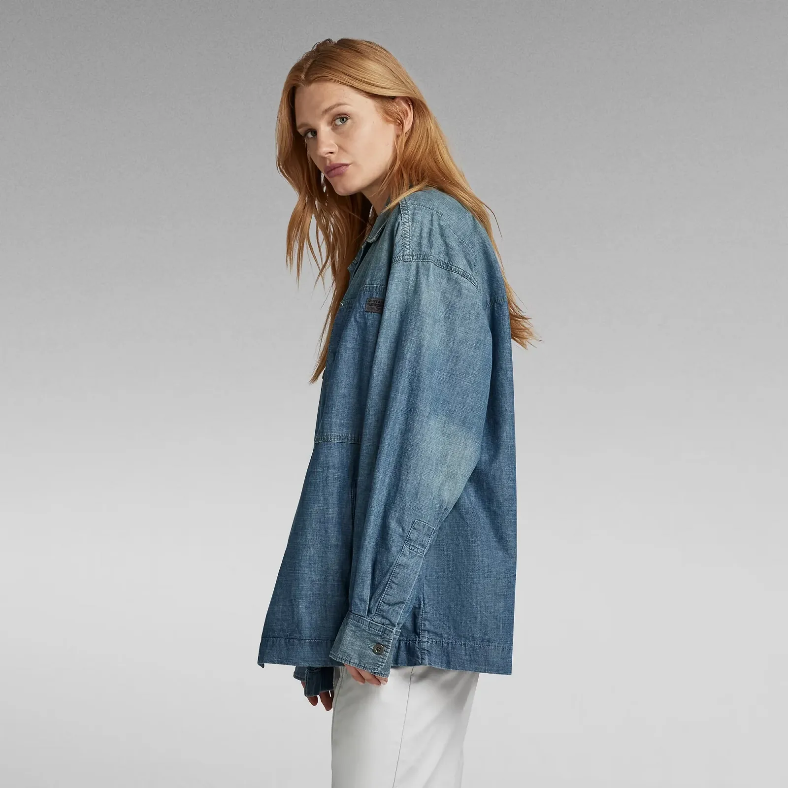 Жіноча сорочка G-Star RAW Oversized Loose Shirt - S, фото №2